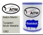 Preview: Aston-Martin, Tungsten Silver Metallic, 1262: 500ml Lackdose, von ATW Autoteile West.